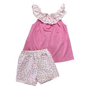 Lullaby Set Swing Top Shorts Outfit 2Pcs Pink 6X